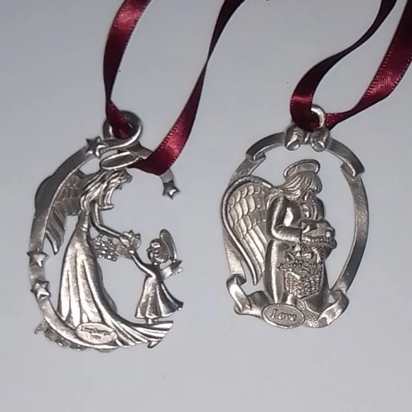 Lot of 8 Angels of Peace Longaberger ornaments - Picture 3 of 6